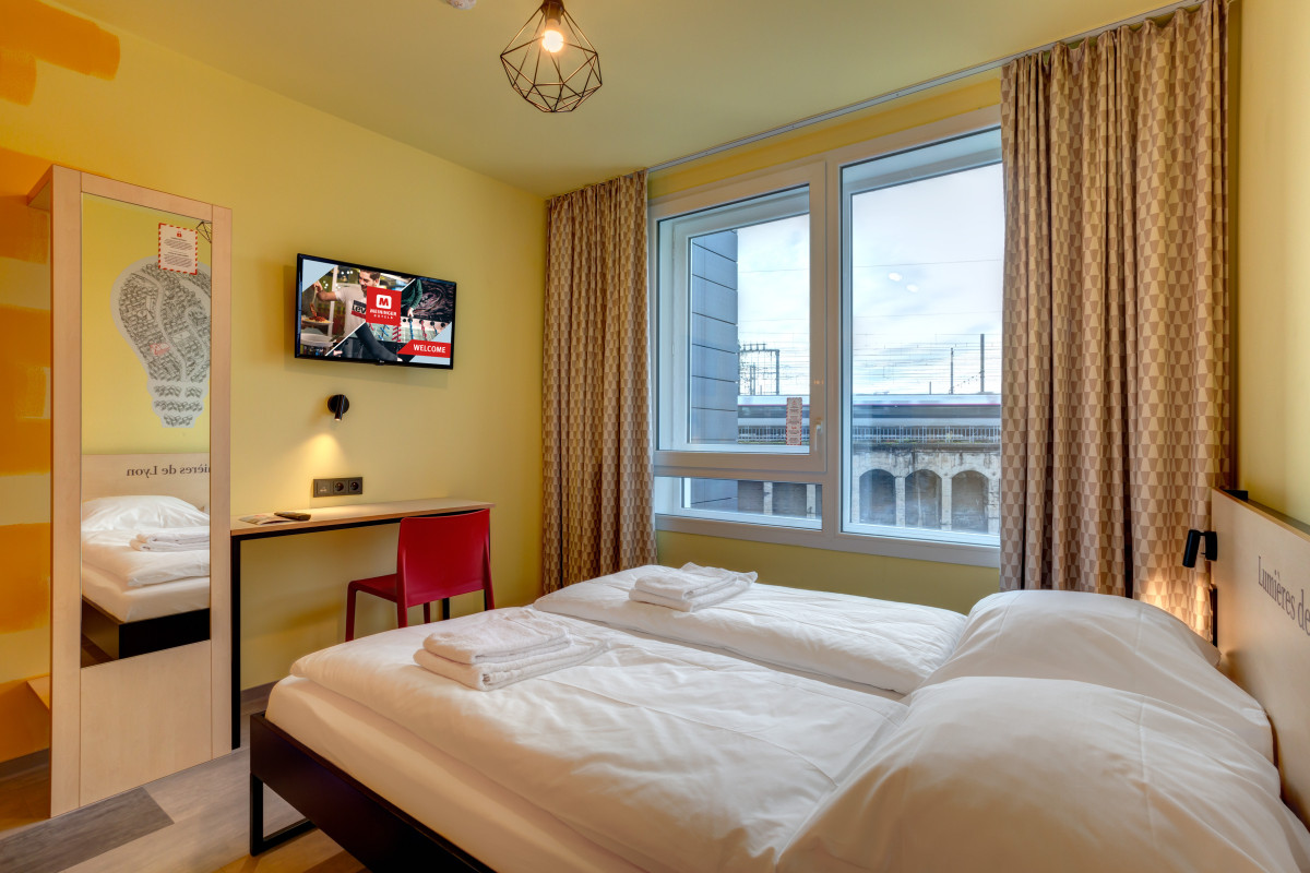 Double Room MEININGER Hotel Lyon Centre Berthelot