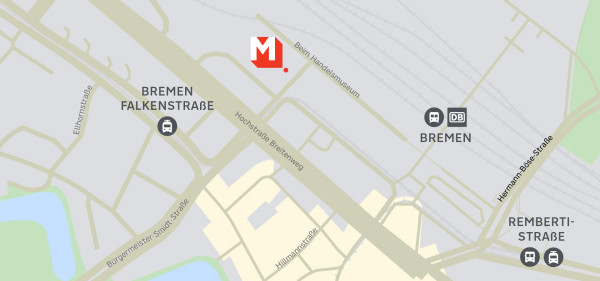 Map Bremen Hauptbahnhof